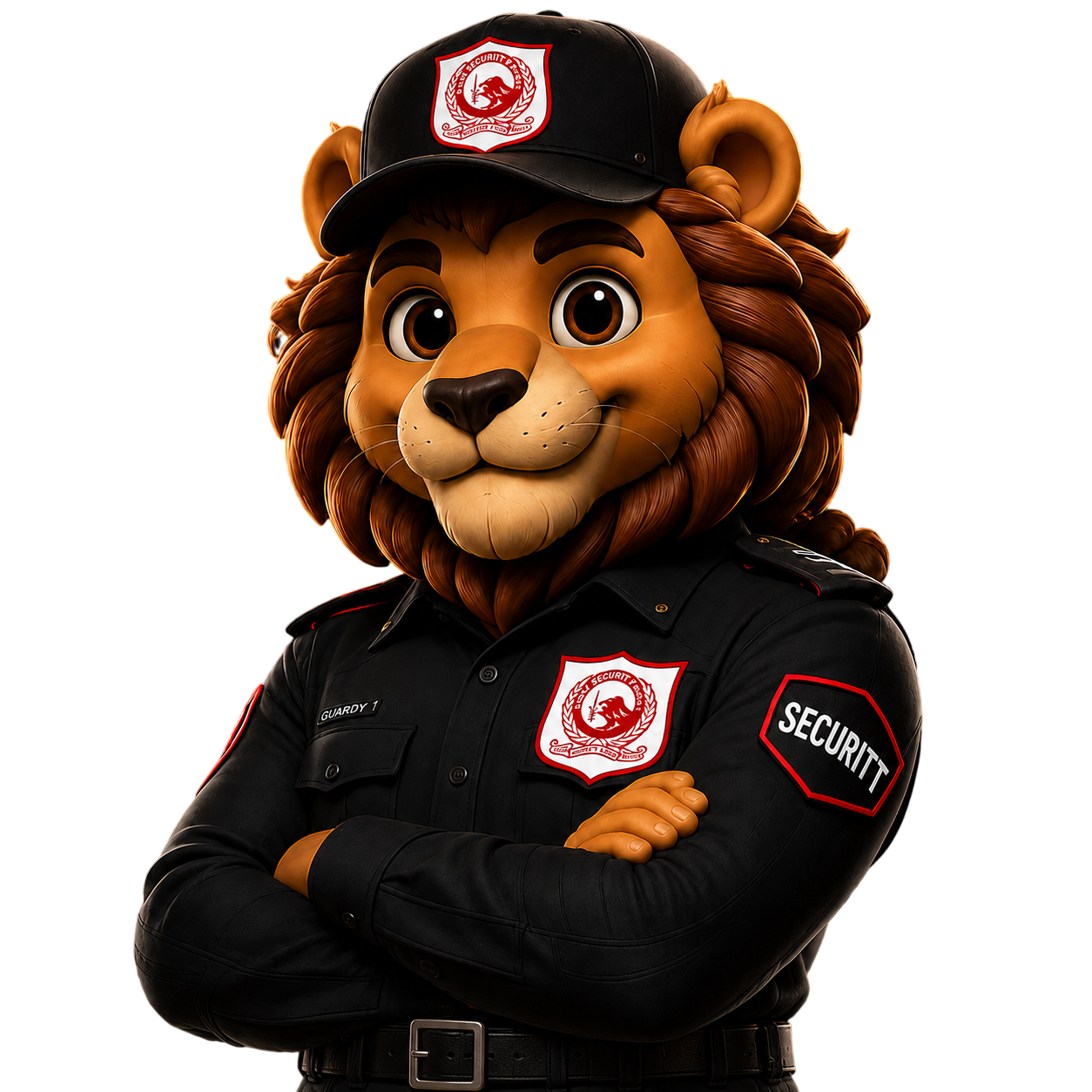 Smart Security Guard Mascot